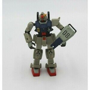 Transformers Figure Toy 4" Plastic Gray 08 80 Vintage Toy Gray Blue Red Nice